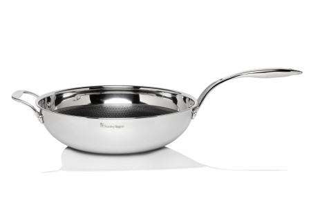Matrix Stainless Steel Wok Pan 32cm