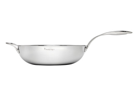 Matrix Stainless Steel Wok Pan 32cm