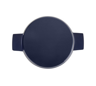 Cast Iron French Oven Mid Blue 24cm