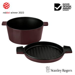 Cast Iron French Oven Bordeaux 28cm