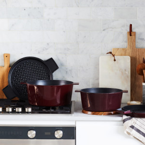 Cast Iron French Oven Bordeaux 28cm
