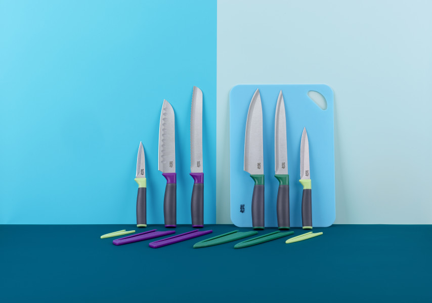 13 Piece Knife Set with Cutting Mat