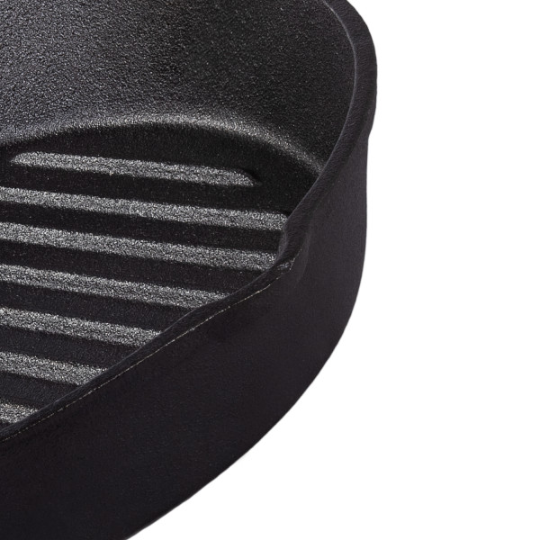 Pre-Seasoned Cast Iron Griddle Pan 26cm 1.65l