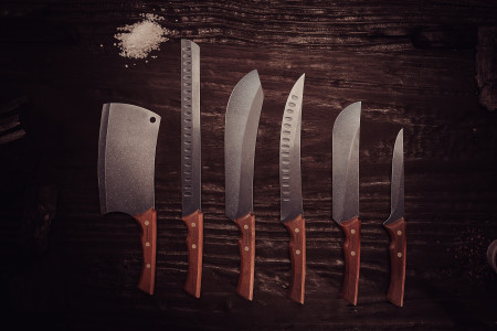 Churrasco Black Collection Meat Knife, 10", 24cm