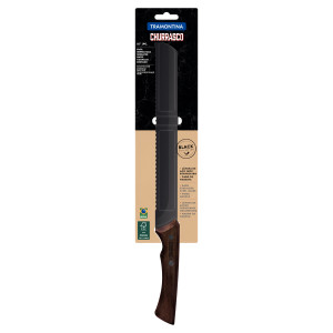 Churrasco Black Collection Serrated Knife 10", 25cm