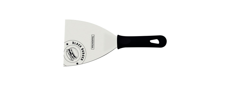 Churrasco Black Barbecue Burger Spatula 4", 11cm