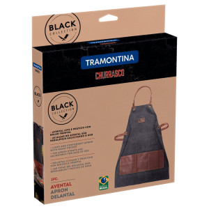 Churrasco Black Barbecue Apron