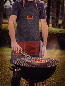 Churrasco Black Barbecue Apron