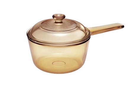 1L Covered Saucepan - Amber