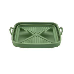 Silicone Air Fryer Square Collapsible Pan 20cm