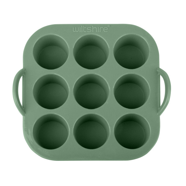Silicone Air Fryer Mini Muffin Pan 9 Cup
