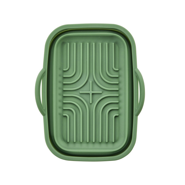 Silicone Air Fryer Rectangle Collapsible Pan 18cm x 14cm