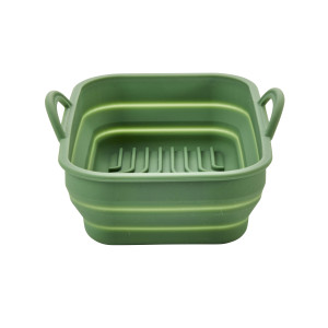 Silicone Air Fryer Rectangle Collapsible Pan 18cm x 14cm