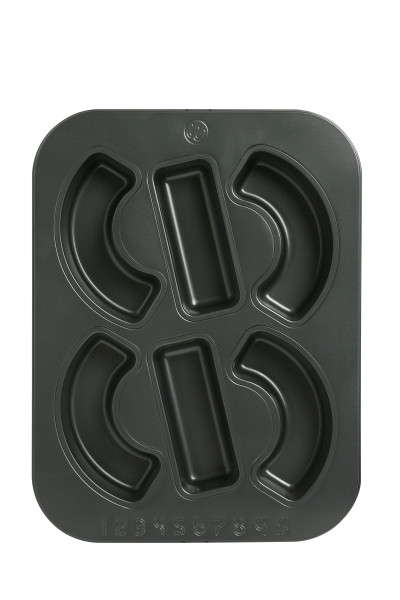 Bake-A-Number Cake Pan Grey