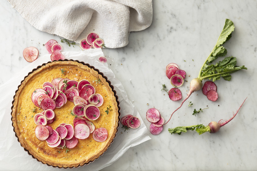 Rose Gold Quiche & Tart Pan