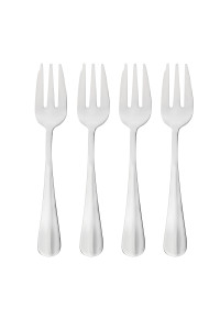 Baguette Cake Fork 4Piece Stainless Steel