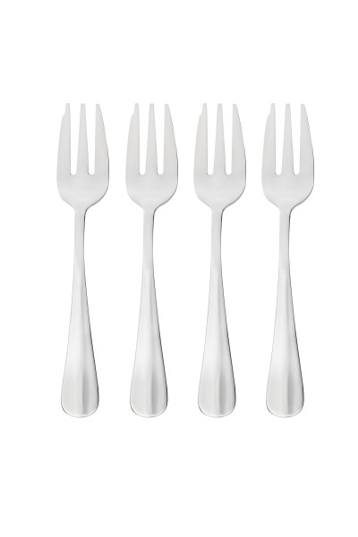 Baguette Cake Fork 4Piece Stainless Steel