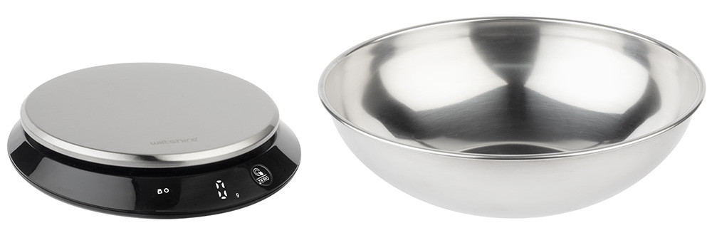 Scale with Stainless Steel Bowl`