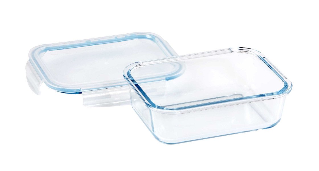 Rectangle Glass Container 1000ml