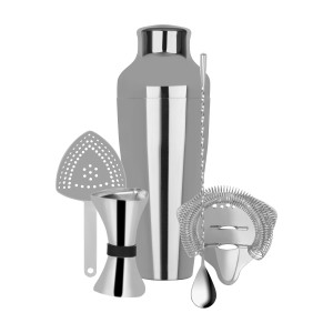 Cocktail Set 5pc Stainless Steel