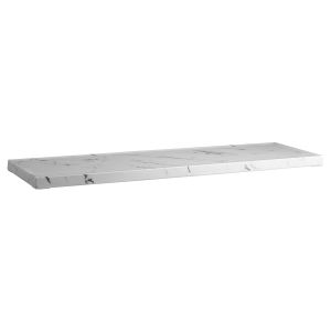 Melamine Form White Marble Rectangle Board 530x162x18mm