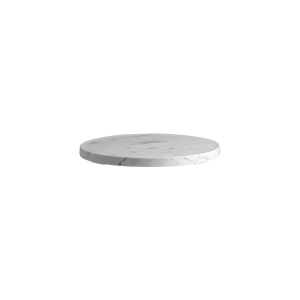 Melamine Form White Marble Round Board 285x18mm