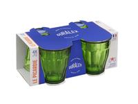 Picardie Tumbler Green 250ml - Set 4