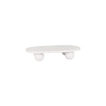 Serve White Marble Oval Platter 60x260x85mm