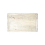 Mangowood Rectangular Serving Board White 430x250x15mm
