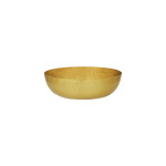 Round Serving / Seafood Bowl Hammered Brass 250x80mm / 2.8L
