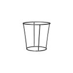 Round Riser Stainless Steel 150x200x190mm Matt Black