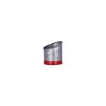 Coney Island Slant Galvanised Pot with Red Base 105x115mm