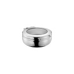 Induction Chafer Small Round with Glass Lid