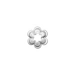 Cutter Set Rose Tin 6pc 40-95mm