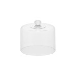 Cloche / Cake Cover Straight Sided Clear Polycarbonate 208x182mm
