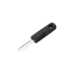 Easy Grip Peeler with Fish Scaler Stainless Steel with Black Handle 178mm