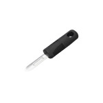 Easy Grip Fixed Peeler Stainless Steel with Black Handle 175mm