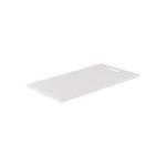 Cutting Board Polyethylene White with Handle 450x300x12mm