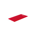 Cutting Board Polyethylene Red with Handle 400x250x13mm