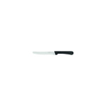 Churrasco Steak Knife Serrated Narrow Blade Black 127mm
