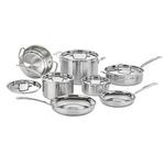 MultiClad Pro Triple Ply Stainless Cookware 12 Piece Set (MCPS-12NXA)