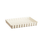 Deep Rectangular Tart Dish - Clay