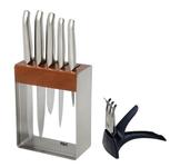 Pro Stainless Steel Knife Block Set 7 Piece