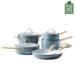 Padova 6 (10) Piece PFAS Free Cookset Smokey Blue