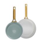 Padova 2 Piece Frypan set 26/30cm Smokey Blue