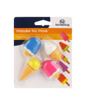 Assorted Eraser Set 4pk