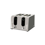 Toaster Luxury 4 Slice Stainless Steel