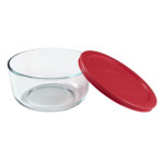 Simply Store™ 4 Cup Round Container with Red Lid