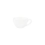 White Cappuccino Cup Tapered 220ml, 118x72mm