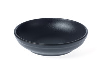 Black Flared Bowl 23X5.5cm